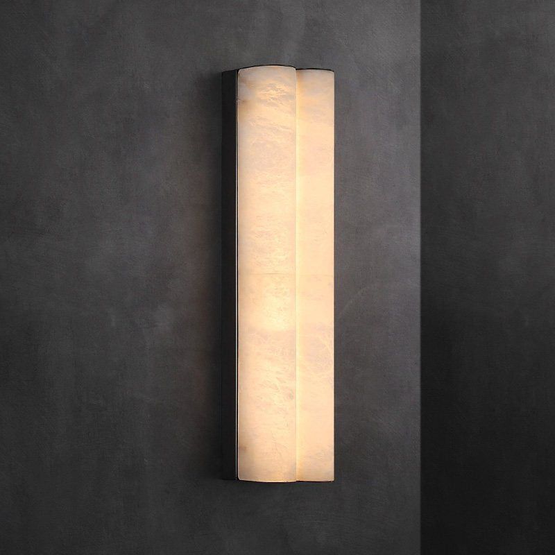 Elaris Alabaster Column Wall Light