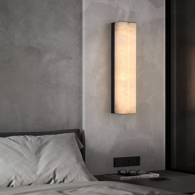 Elaris Alabaster Column Wall Light