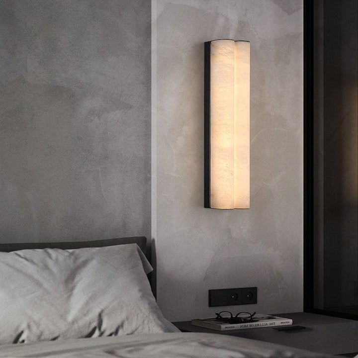 Elaris Alabaster Column Wall Light