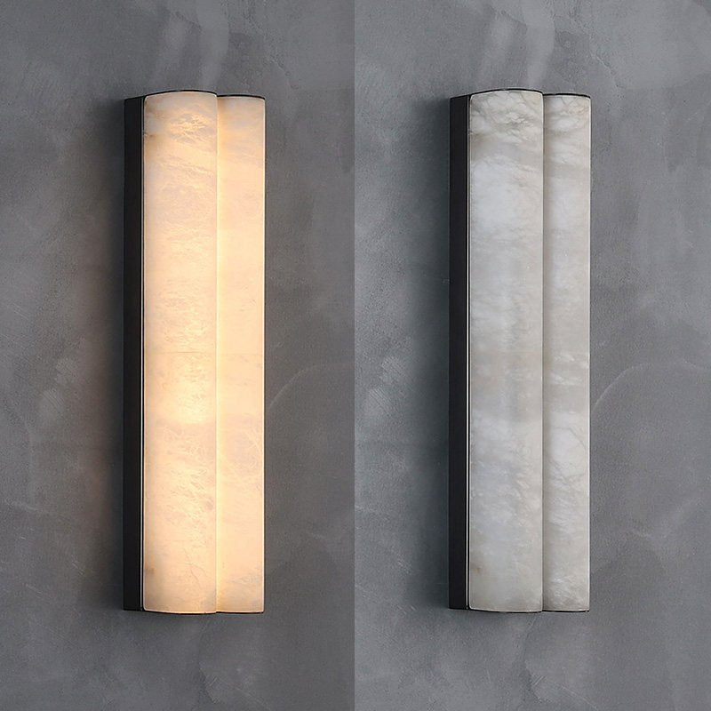 Elaris Alabaster Column Wall Light