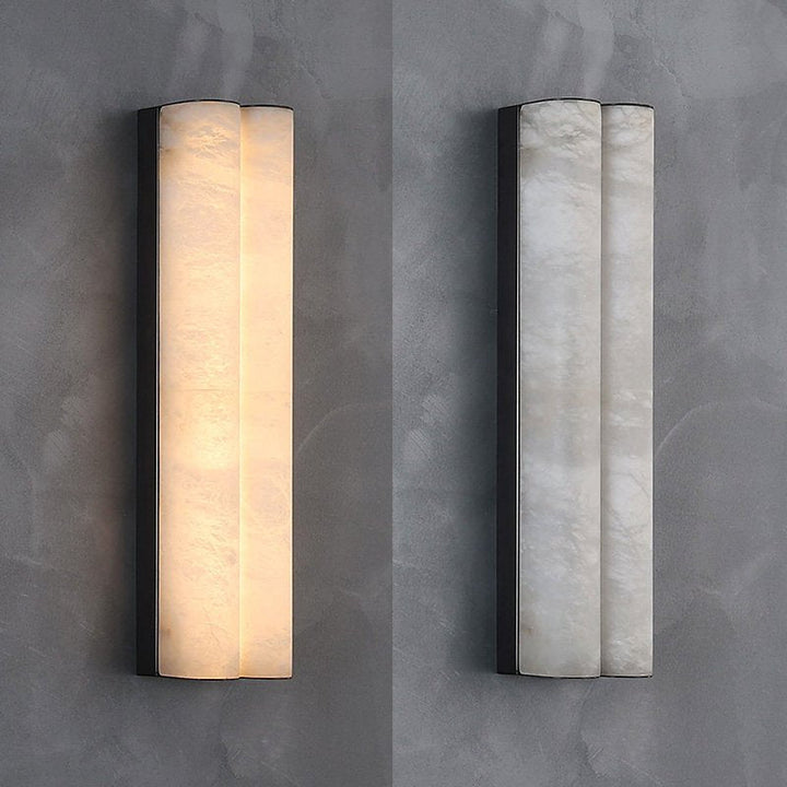 Elaris Alabaster Column Wall Light