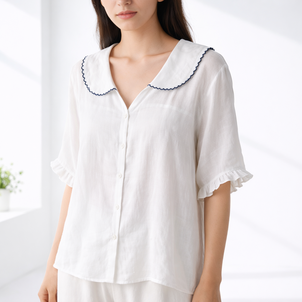 PETER PAN-KRAAGBLOUSE VOOR VROUWEN