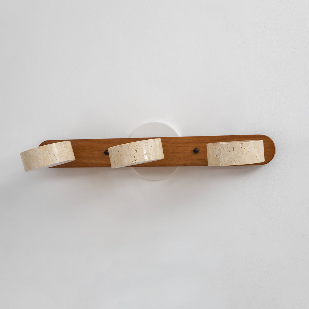 Travertine Duo Wall Light