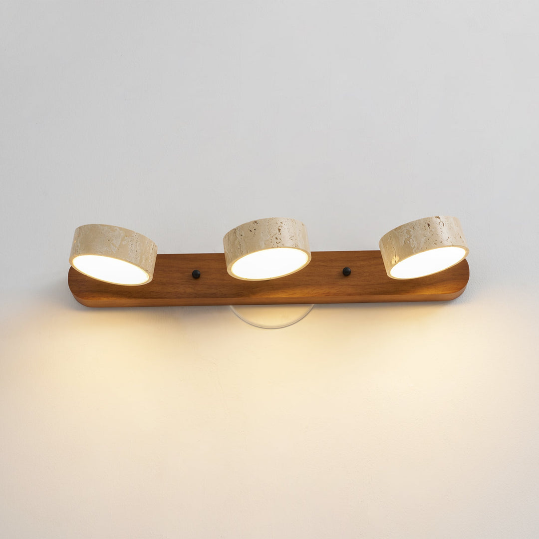 Travertine Duo Wall Light