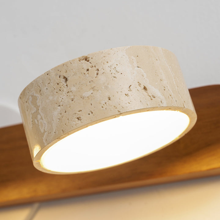 Travertine Duo Wall Light