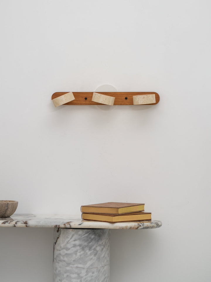 Travertine Duo Wall Light