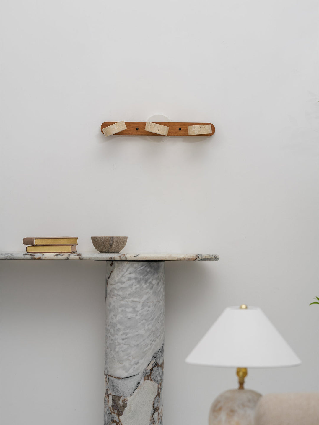 Travertine Duo Wall Light