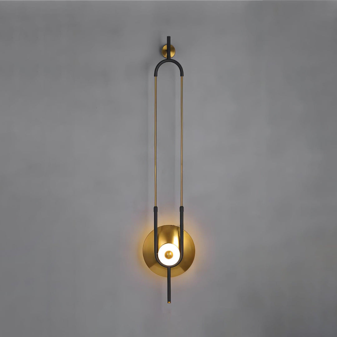 Ellipse Ring Marble Wall Light