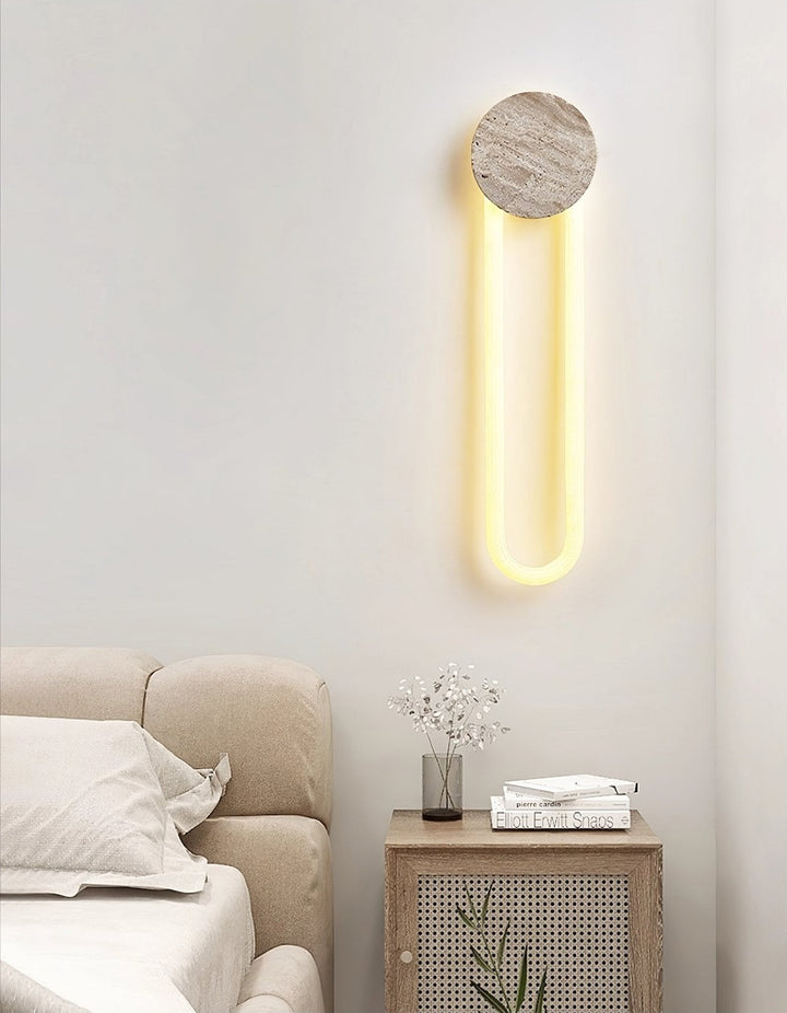Eloen Travertine Wall Light