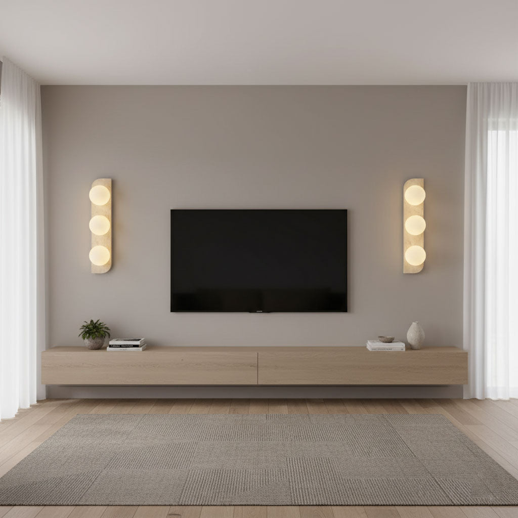 Elysian Travertine Wall Light
