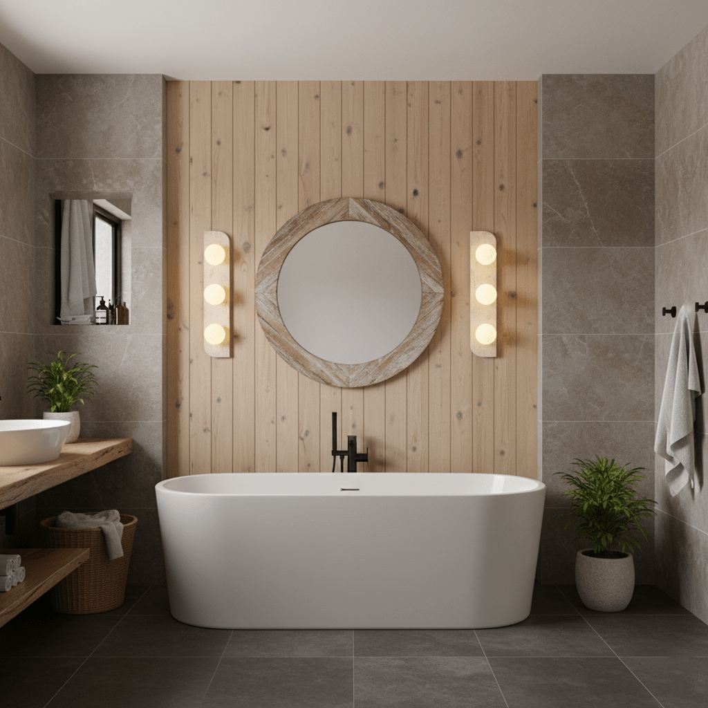 Elysian Travertine Wall Light