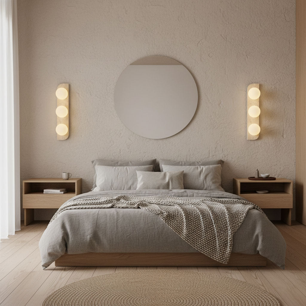 Elysian Travertine Wall Light