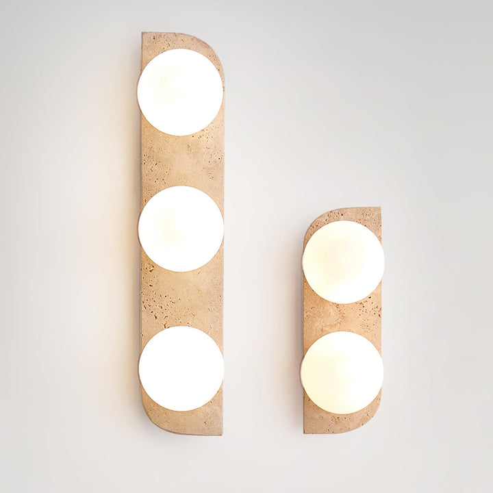 Elysian Travertine Wall Light