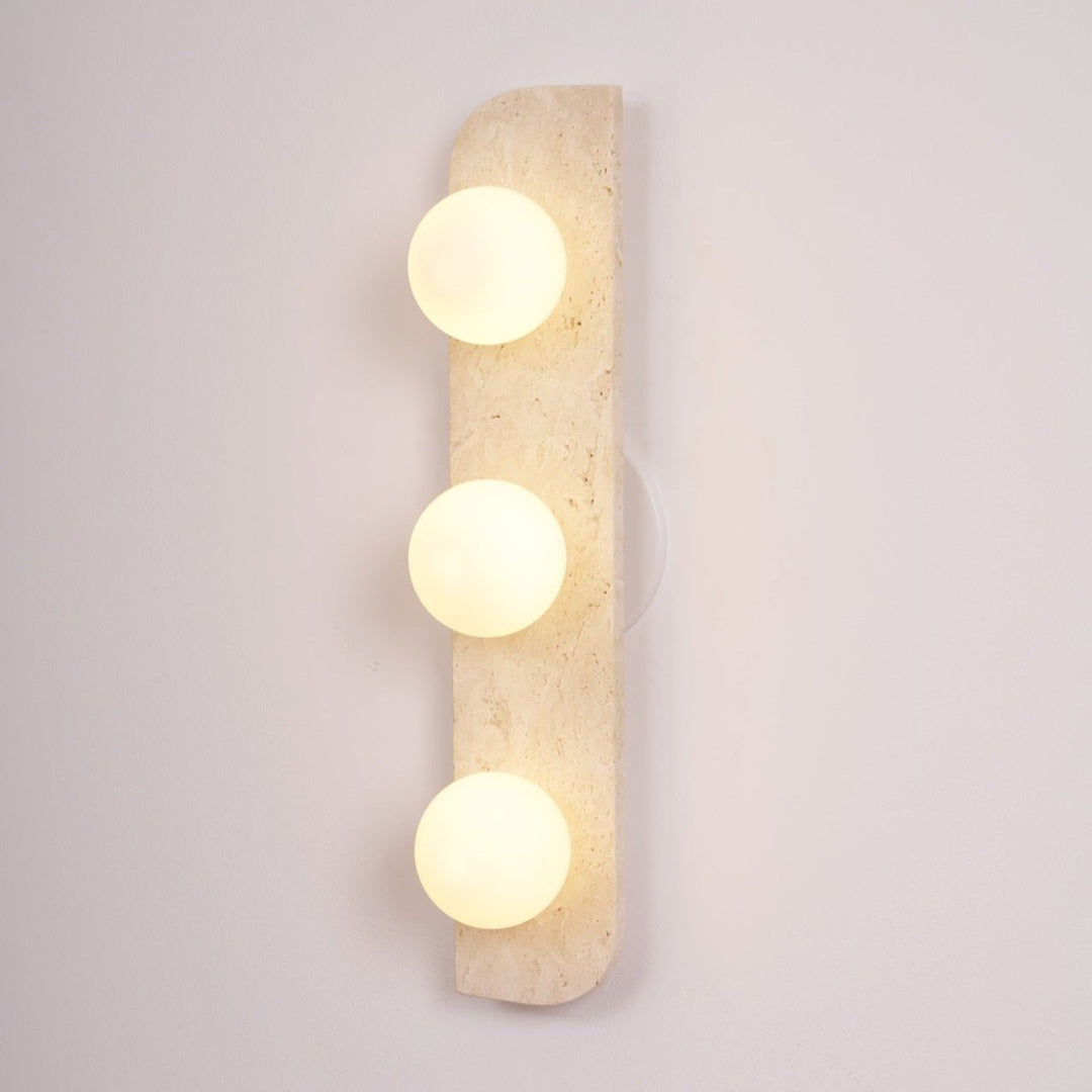 Elysian Travertine Wall Light