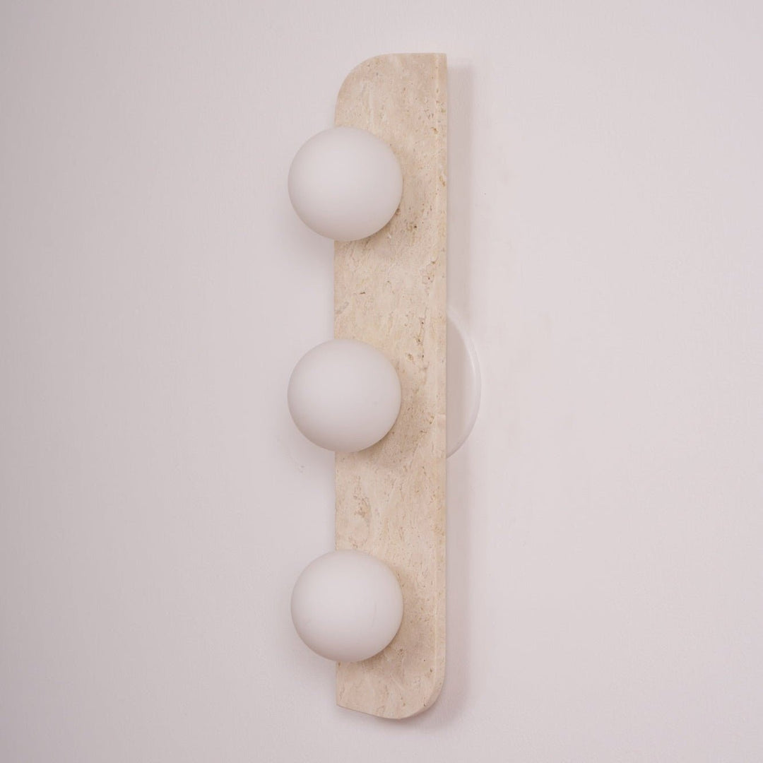 Elysian Travertine Wall Light