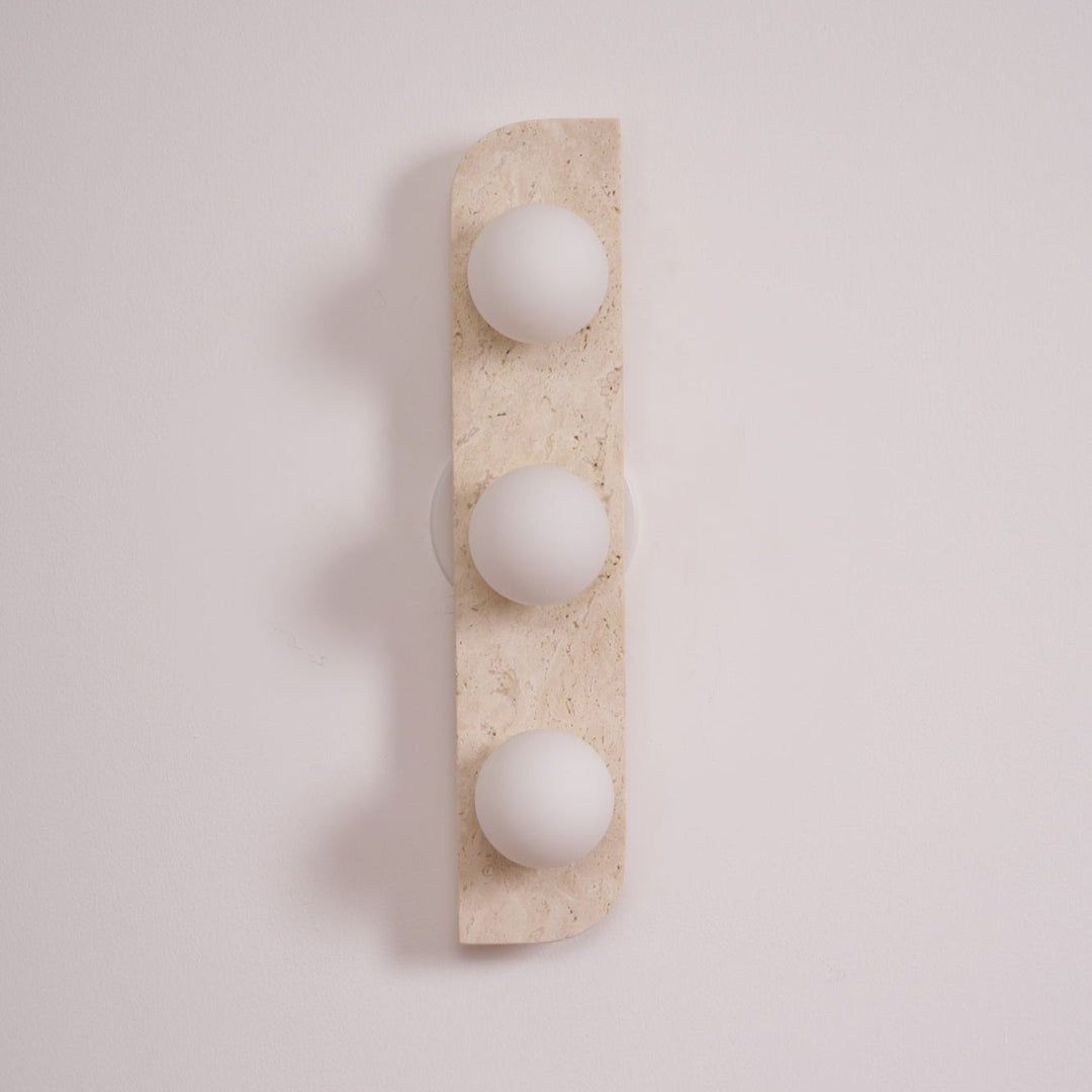 Elysian Travertine Wall Light