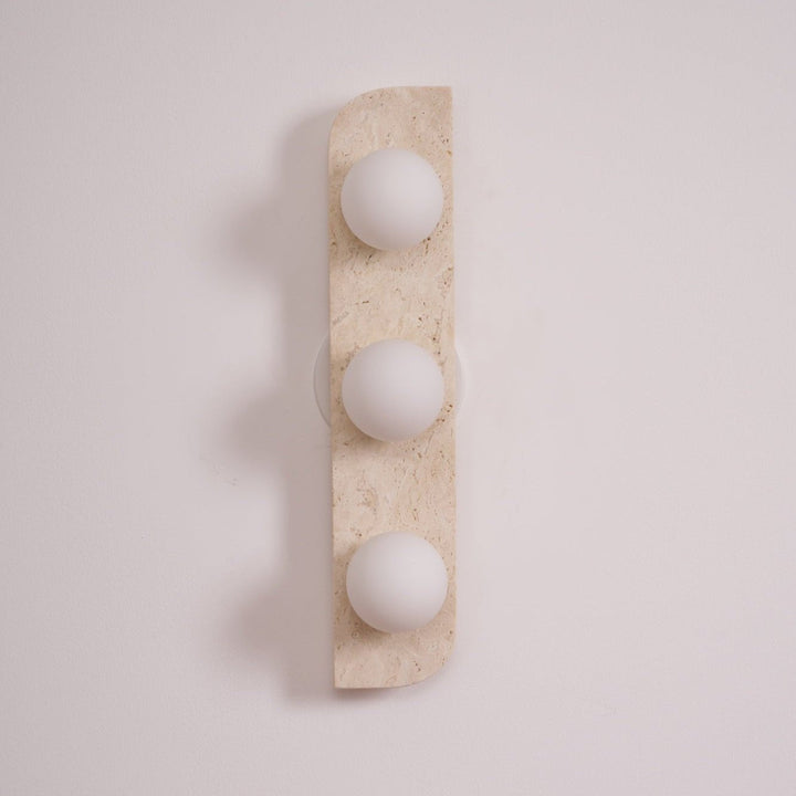 Elysian Travertine Wall Light