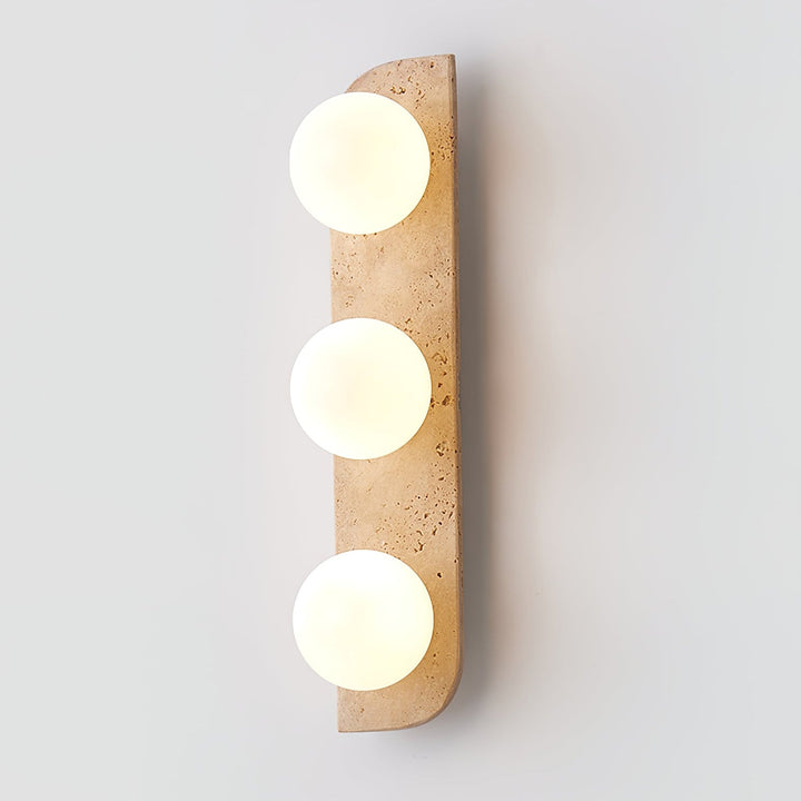 Elysian Travertine Wall Light