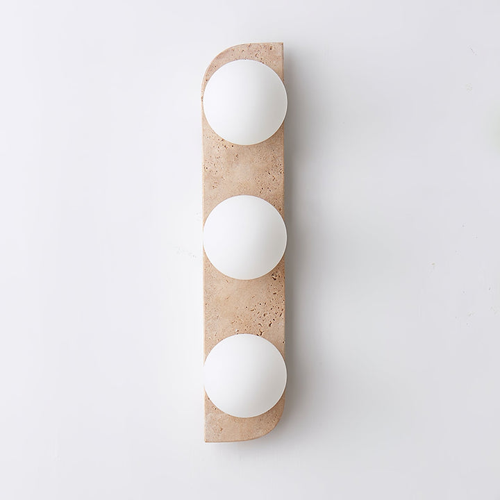 Elysian Travertine Wall Light
