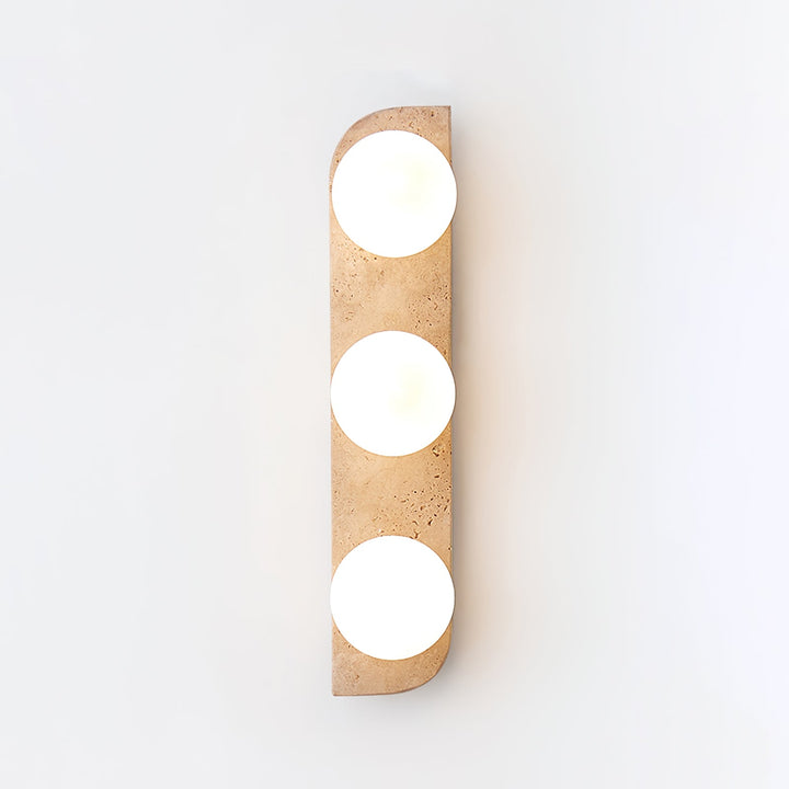 Elysian Travertine Wall Light