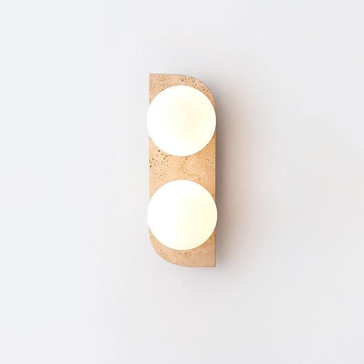 Elysian Travertine Wall Light