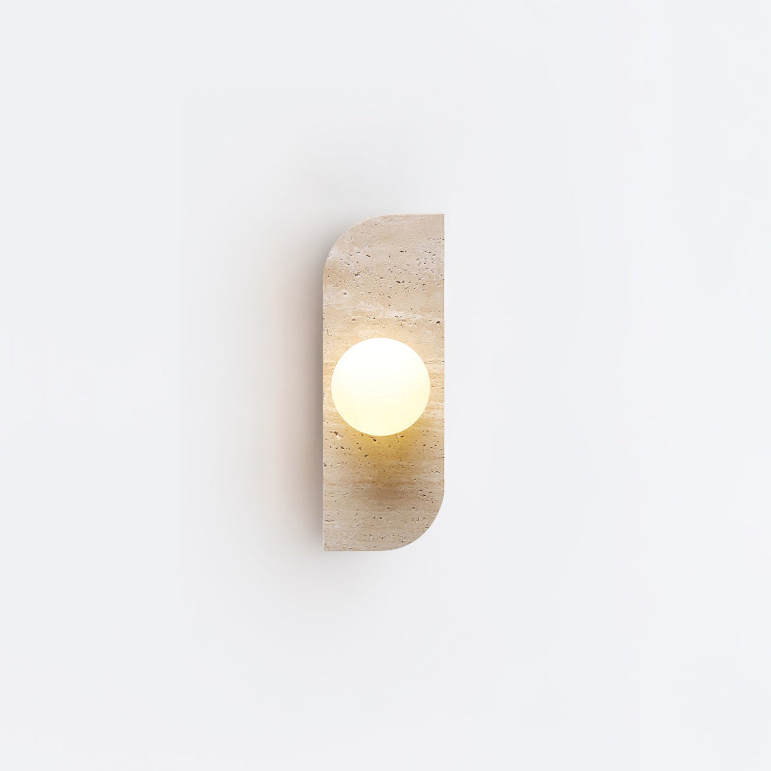 Elysian Travertine Wall Light