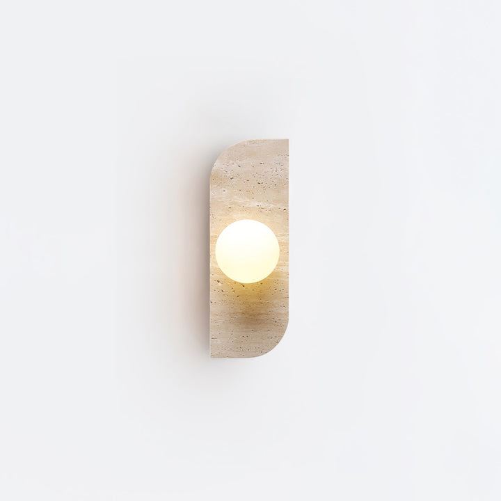 Elysian Travertine Wall Light