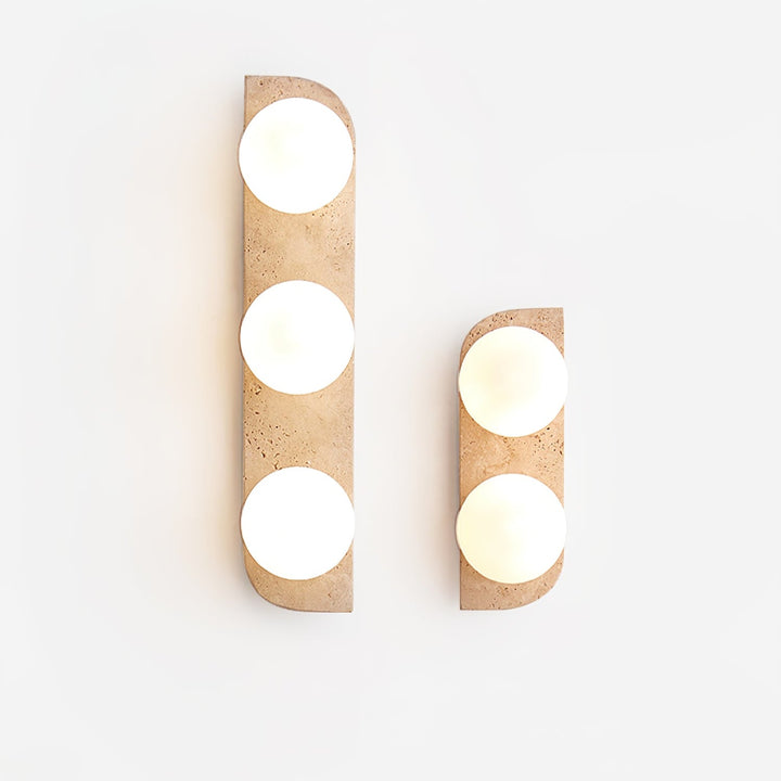 Elysian Travertine Wall Light