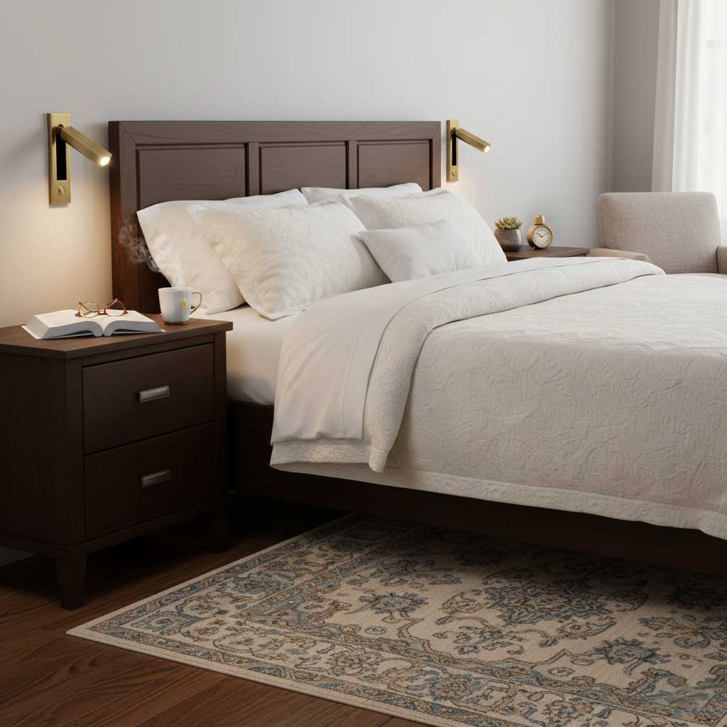 Embedded Bedside Sconce