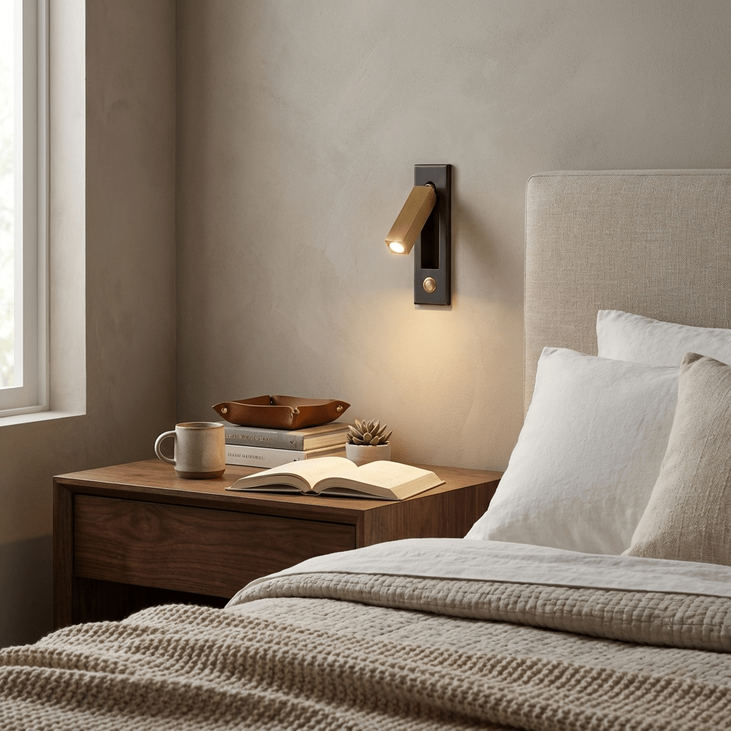 Embedded Bedside Sconce