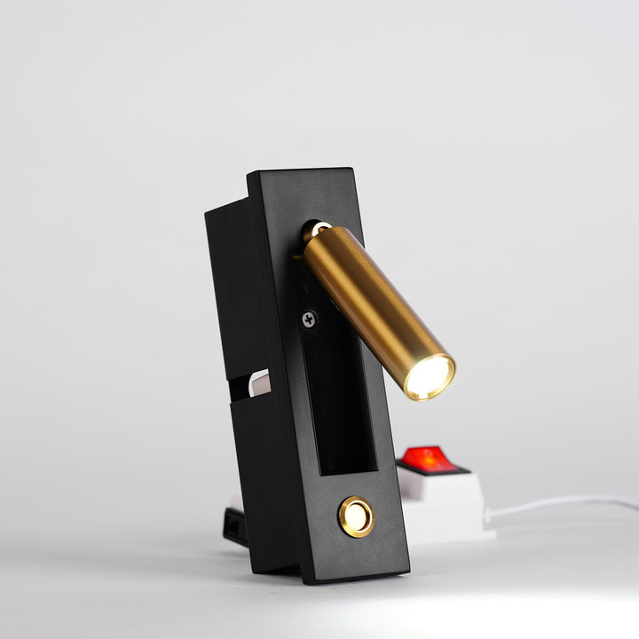 Embedded Bedside Plug-in Sconce