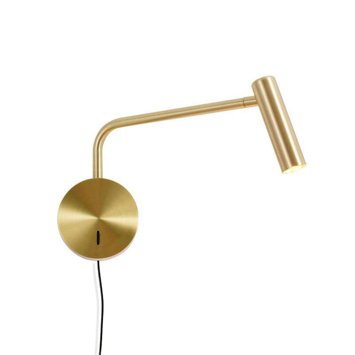 Minimalist Disc Plug-in Wall Sconce