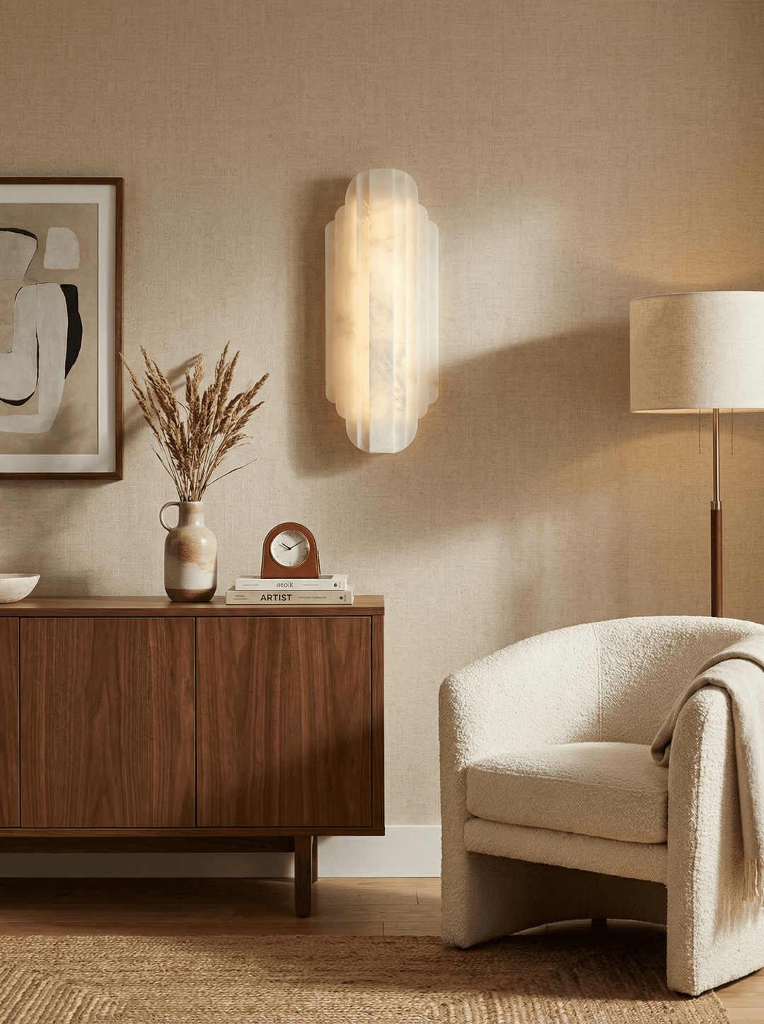 Estelle Alabaster Wall Sconce