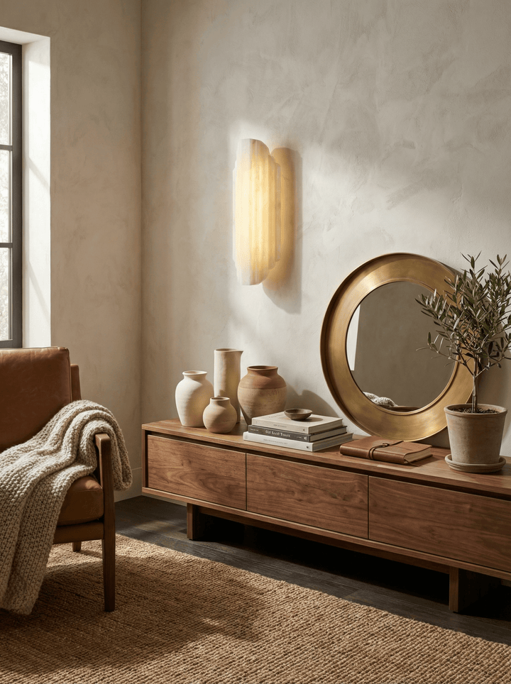 Estelle Alabaster Wall Sconce