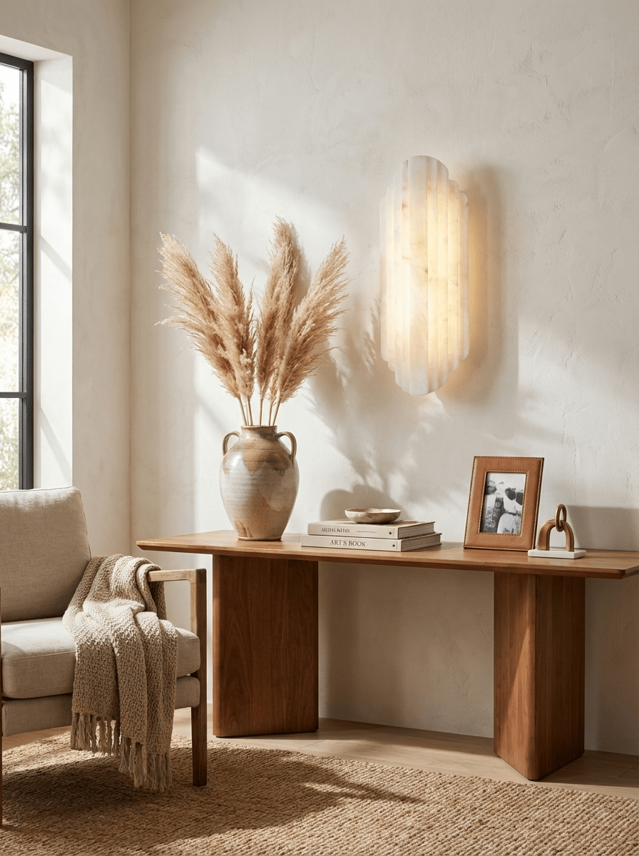 Estelle Alabaster Wall Sconce