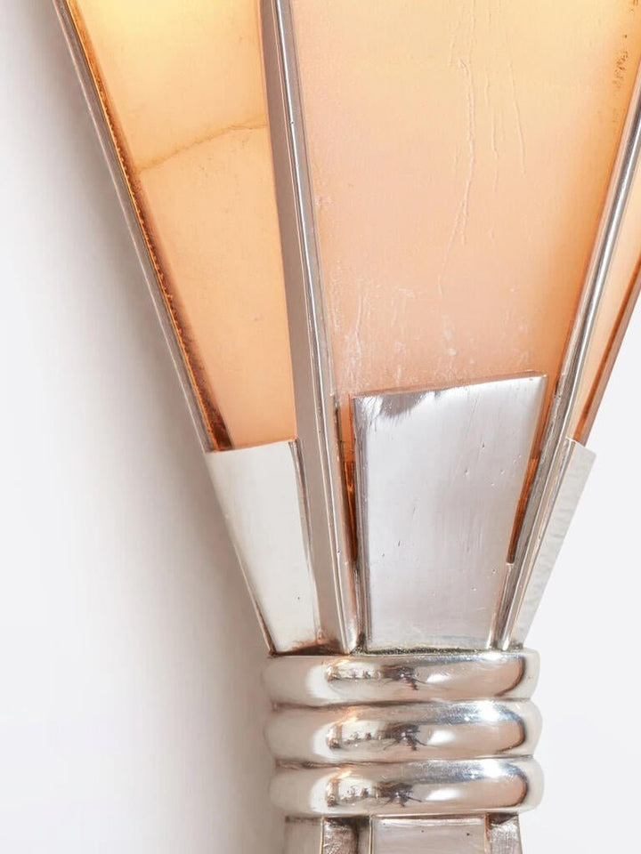 Florent Alabaster Fan Wall Sconce