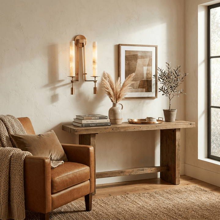 Fontanelle Alabaster Wall Lamp