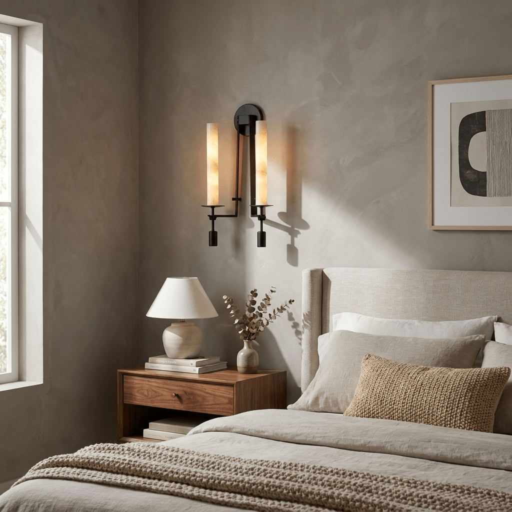 Fontanelle Alabaster Wall Lamp