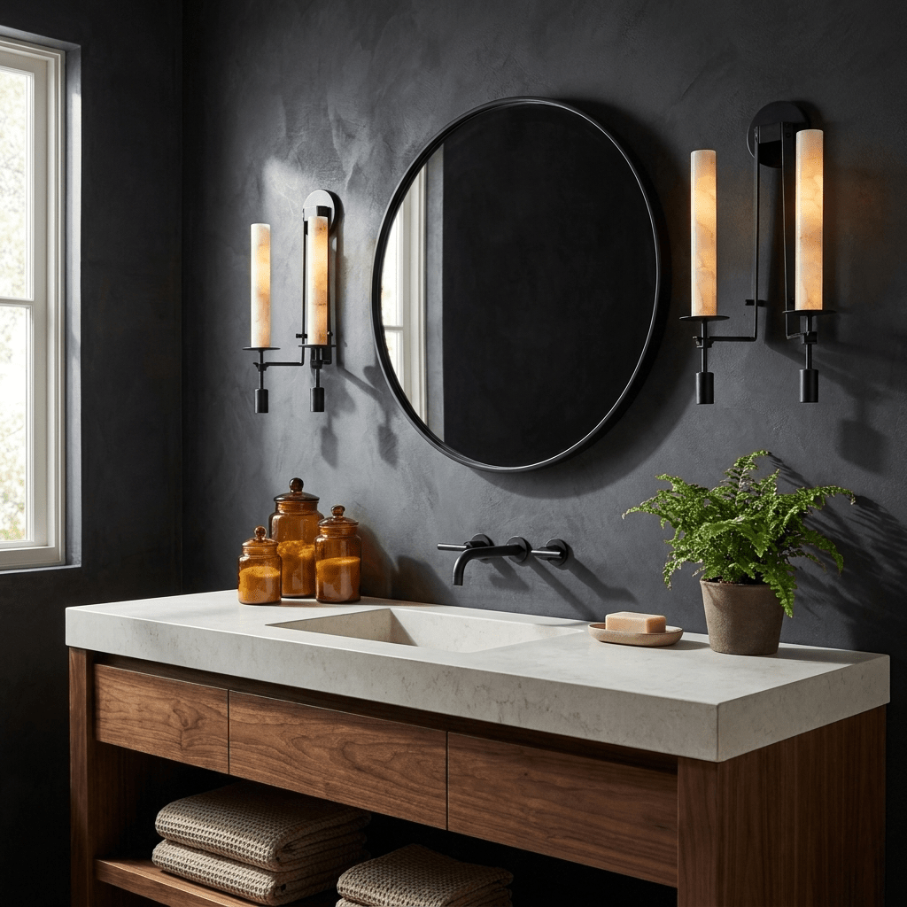 Fontanelle Alabaster Wall Lamp