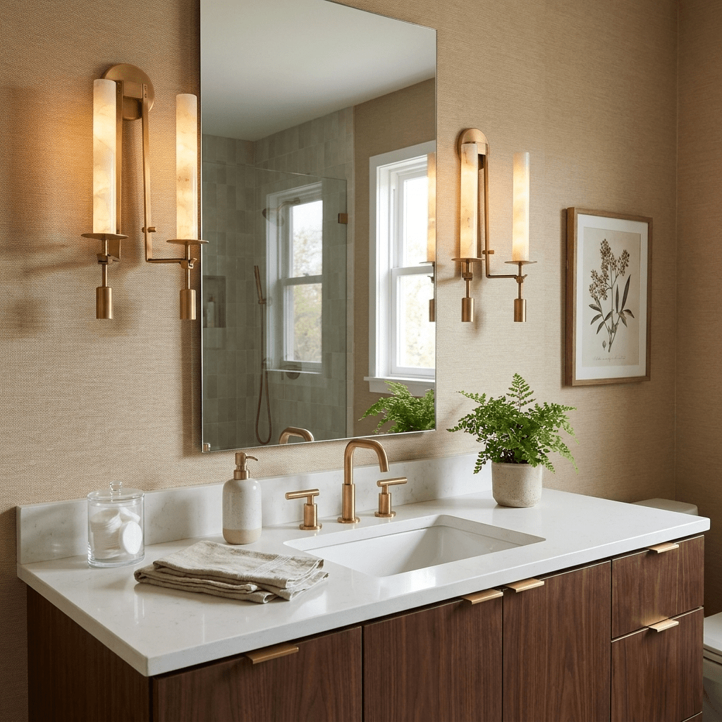 Fontanelle Alabaster Wall Lamp