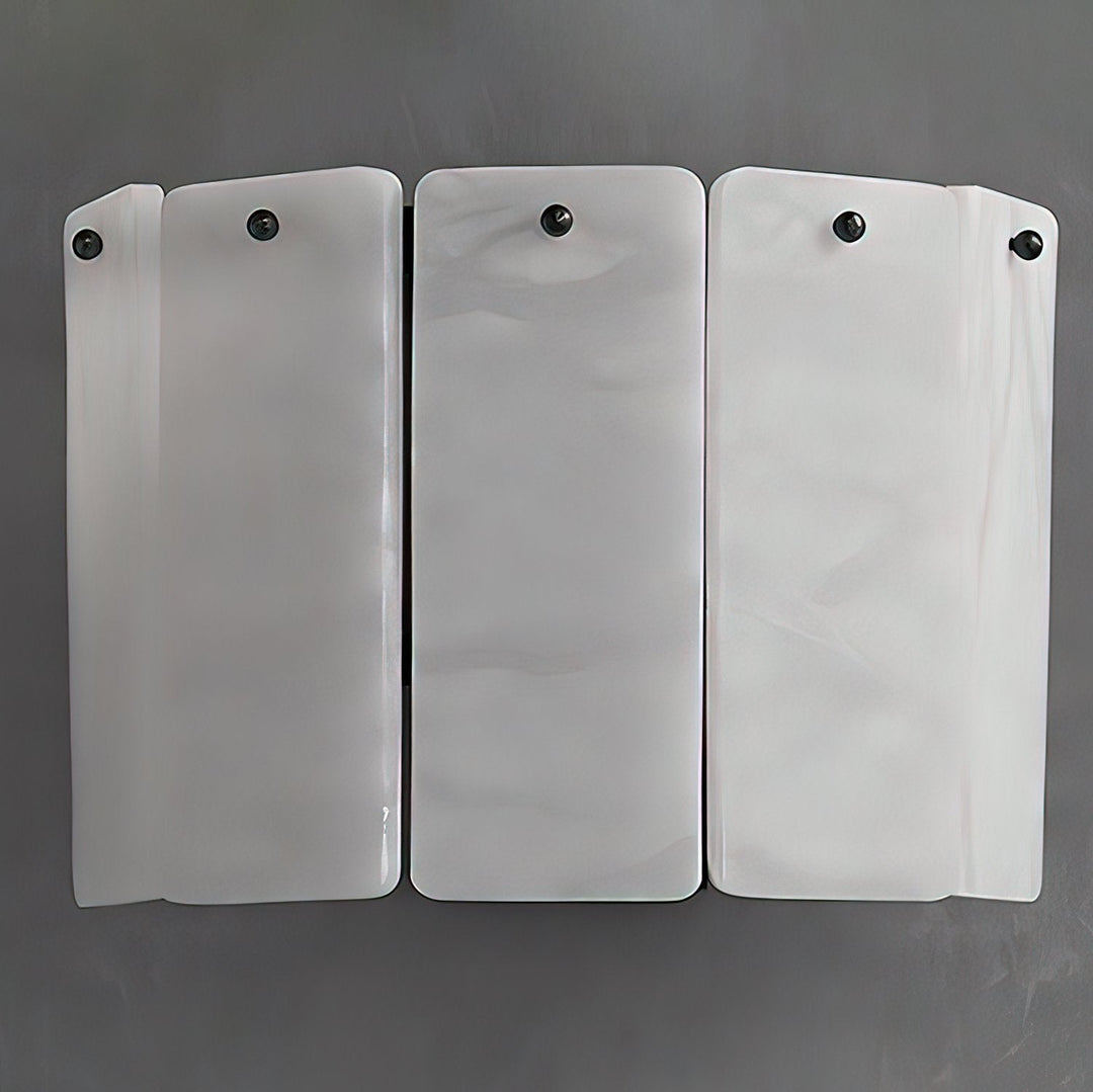 Fractured Alabaster Wall Sconce