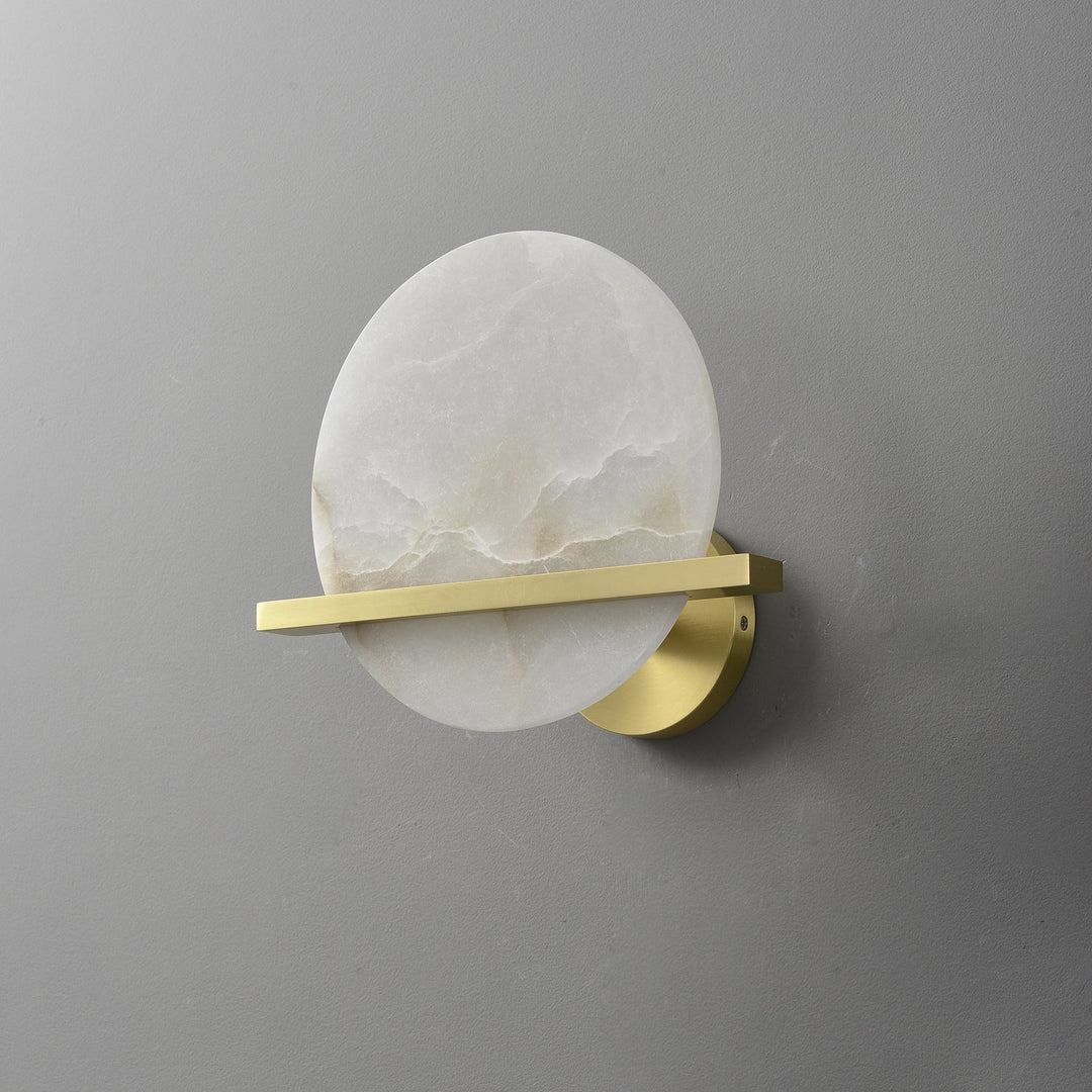 Frosted Echo Alabaster Wall Lamp