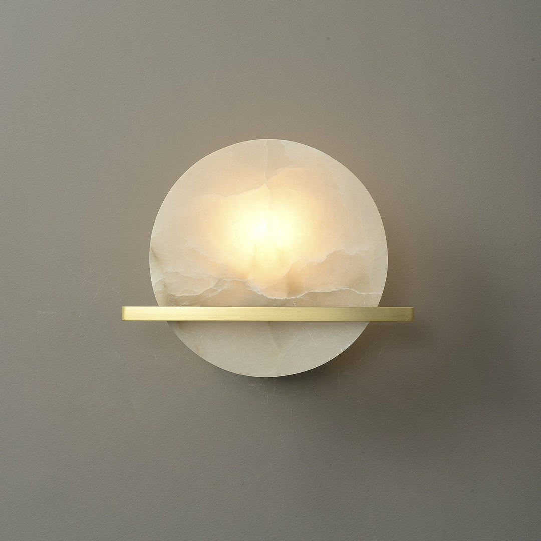 Frosted Echo Alabaster Wall Lamp