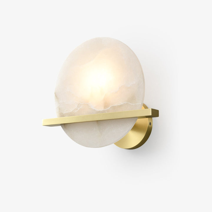 Frosted Echo Alabaster Wall Lamp