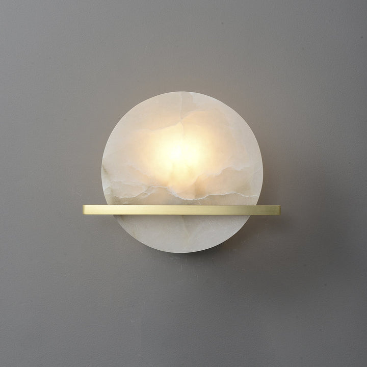 Frosted Echo Alabaster Wall Lamp