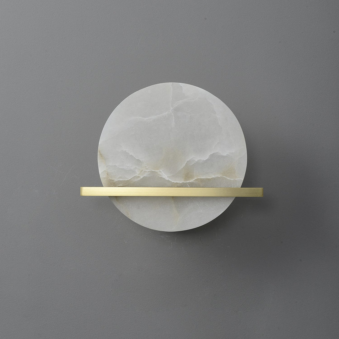 Frosted Echo Alabaster Wall Lamp