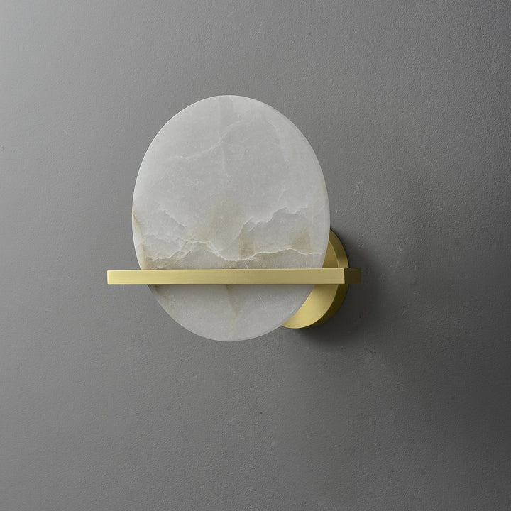 Frosted Echo Alabaster Wall Lamp