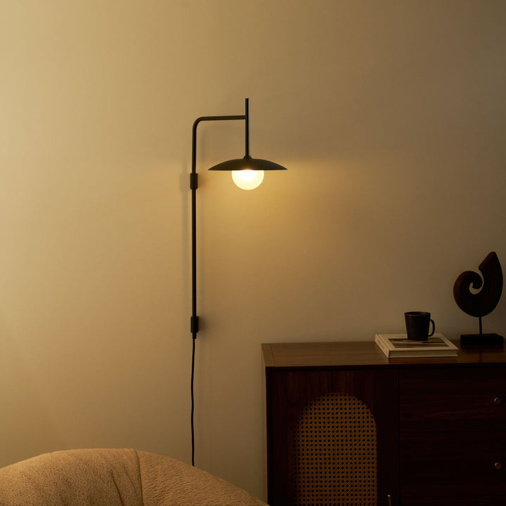 Gea Swing Arm Plug-in Wall Lamp