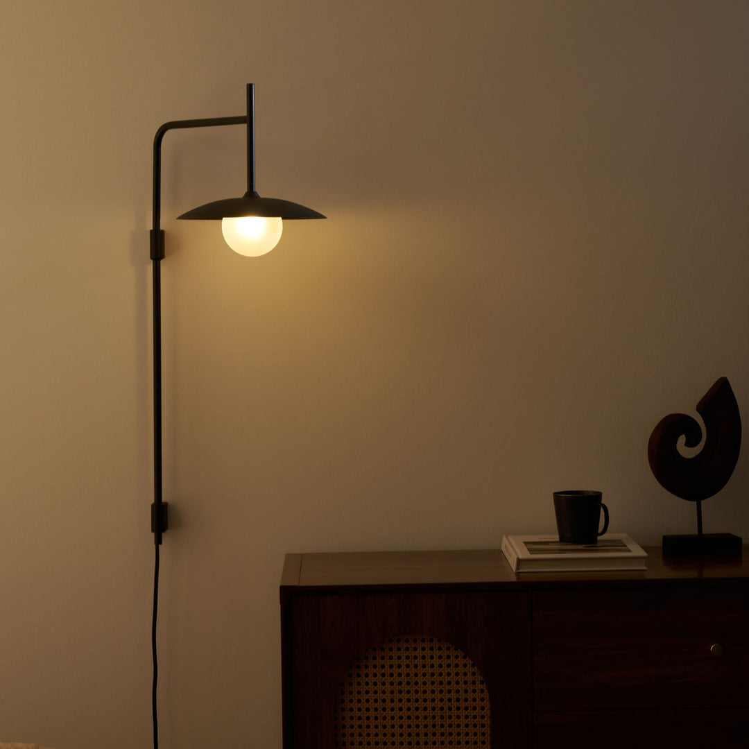 Gea Swing Arm Plug-in Wall Lamp
