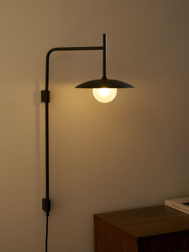 Gea Swing Arm Plug-in Wall Lamp
